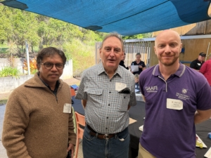Dr Mobashwer Alam, Dennis Chant and Dr Patrick Mason